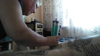 helped me cum by jerking off my penis
