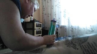 helped me cum by jerking off my penis