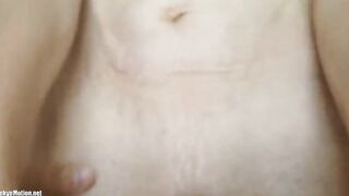 Tiny titties MILF two