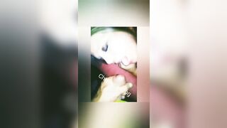 Christine king Blowing Dick and Cumming inside Her Open Mouth