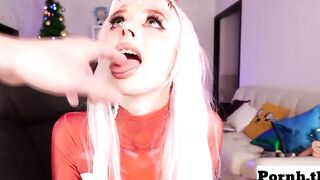 Jumping porn video – Adorable blonde Purple Bitch jumps on a long cock inside the cowgirl