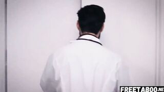 Freaky Doctor Impregnate Patient While Her Cuckold Hubby Watching -
