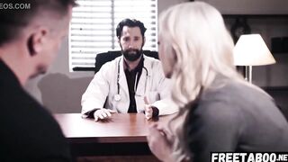 Freaky Doctor Impregnate Patient While Her Cuckold Hubby Watching -