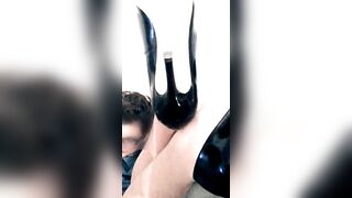 Gosia from Kassel Germany inside Nylons make Mistress cum on heels