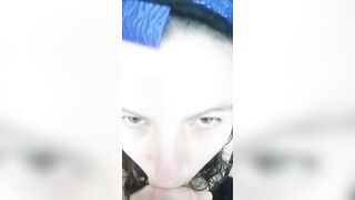 Cutie Hot fiance sucking off dick & cum deep inside throat