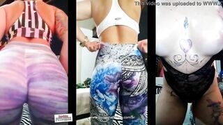 COMPILATION - Very beauty sensual taking off her clothes and