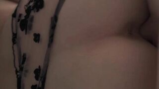 Gentle sex with a babe dark haired. Bombshell penis inside a