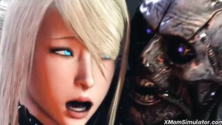 3D MILF Samus Aran fucked by robot