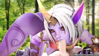 LoL hentai 3D sex compilation