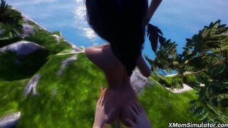 Tight 3D MILF fucked hard POV