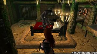 Skyrim MILF talking to big dick player