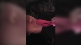 Gf Kitty toying herself