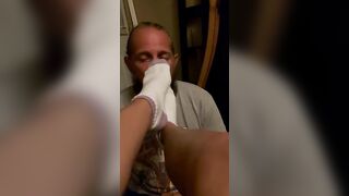 Smelly sock worship