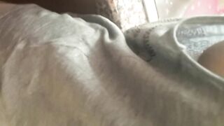 Braless Gf shows Beauty titted nipples, nipple slip