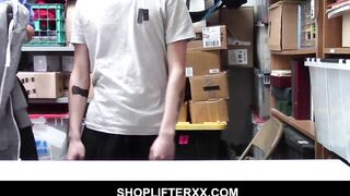Shoplyfter stuffs his long penis so deep inside Rachael Cavalli's