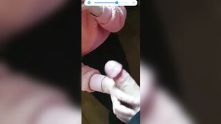 Uk Red Haired On phone to mum sucking off dick