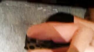 Bae grandma sucking off a big black dick