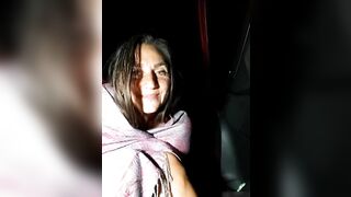 Attractive Older Woman Masturbates into Outdoor