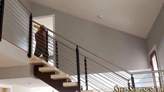 Lusty stepsister ride penis