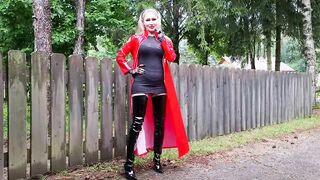 RED BIG RAINCOT