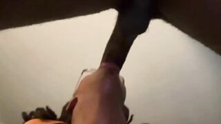 big black dick inside her throat pov web cam