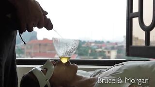 What an beautiful piss swallower. Real bitter kind. No gag.