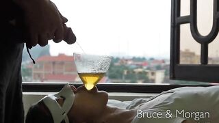 What an beautiful piss swallower. Real bitter kind. No gag.
