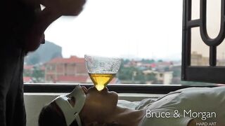 What an beautiful piss swallower. Real bitter kind. No gag.
