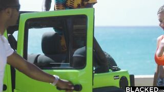 Huge 2 porn video – BLACKED Hottie Blonde Venera gets DPed by two big big black cock