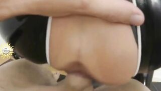 Anal Game on Sexswing with nudistvibes