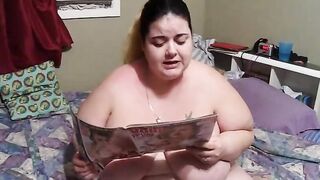 SSBBW Kelsey Reads from Incredible Mag - Part three