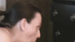 Wifey sucking off friend on web cam