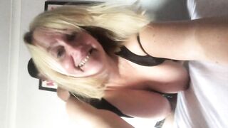 Long breasts blonde