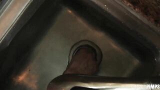 Big Tit Dark Haired Has More Than Drains Unclogged Doggy Style