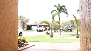 TheRealWorkout, Blonde biker Avalon Heart spread and pounded