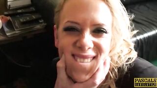PASCALSSUBSLUTS - Big Tit Blonde Sasha Steele Dominated Rough