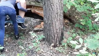 Peeped sex into the forest for 2 lesbians - Dyke-illusion