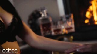 Lesbea Alyssa Bounty and Sabrisse intimate cunt eating