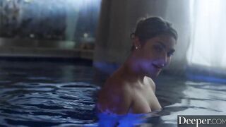 Deeper. Irresistible gold digger is seduced by bf's dad