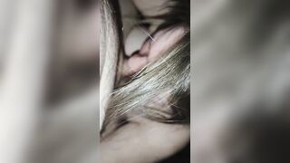 Quick bj and ball licking