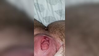 Suck my unshaved squirting juicy snatch make my huge clitoris rough