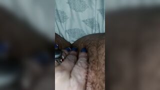 Suck my unshaved squirting juicy snatch make my huge clitoris rough