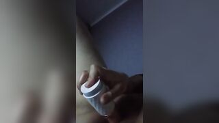 having fun with a sex toy