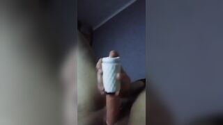 having fun with a sex toy