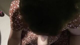 She loves getting banged! by the mouth