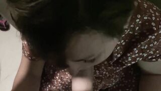 She loves getting banged! by the mouth
