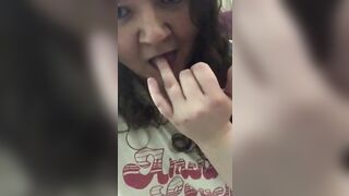 GIGGLING CUMSLUT KATE! Loves PENIS & CUM COMPILATION
