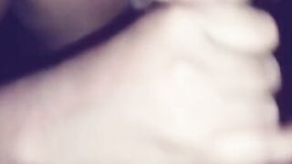 Blowing a long penis