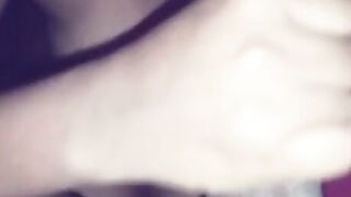 Blowing a long penis