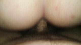 Cummed wifey with close up finish